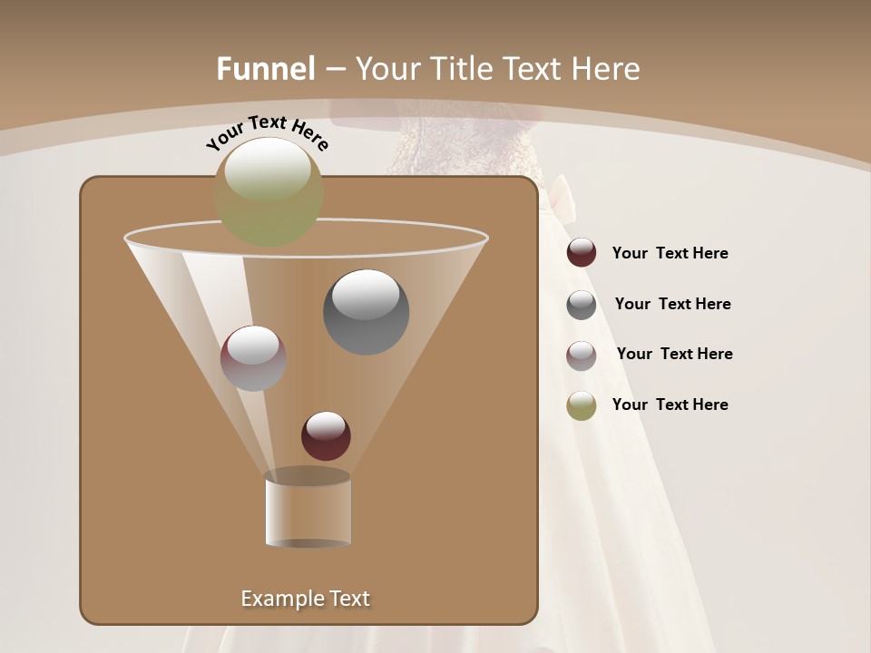 A Woman In A Wedding Dress Powerpoint Template PowerPoint Template