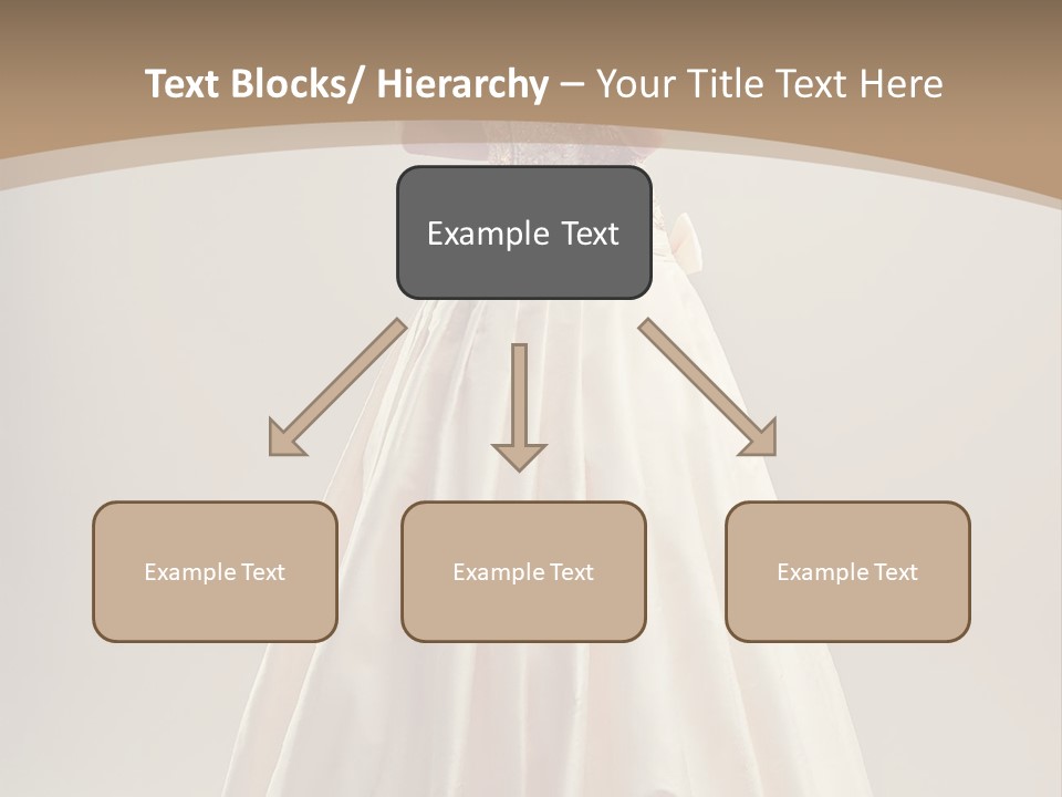 A Woman In A Wedding Dress Powerpoint Template PowerPoint Template