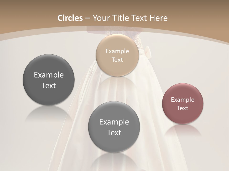 A Woman In A Wedding Dress Powerpoint Template PowerPoint Template