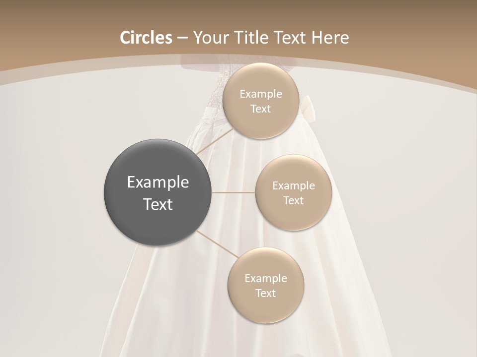 A Woman In A Wedding Dress Powerpoint Template PowerPoint Template