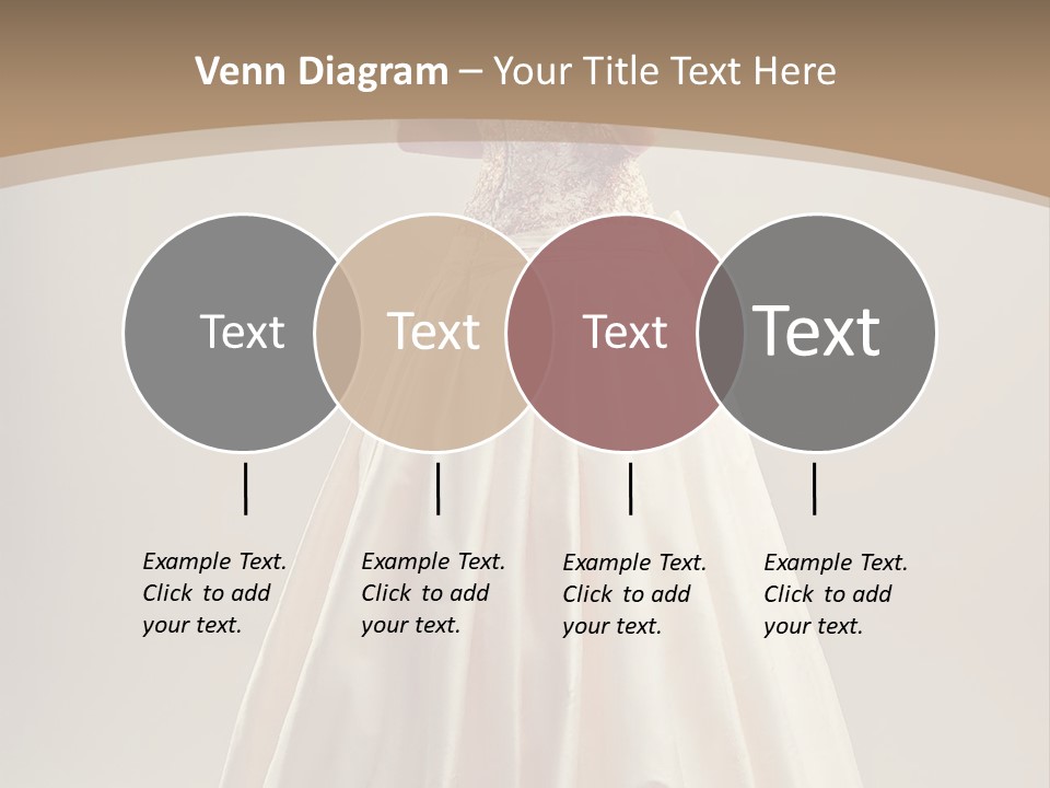 A Woman In A Wedding Dress Powerpoint Template PowerPoint Template