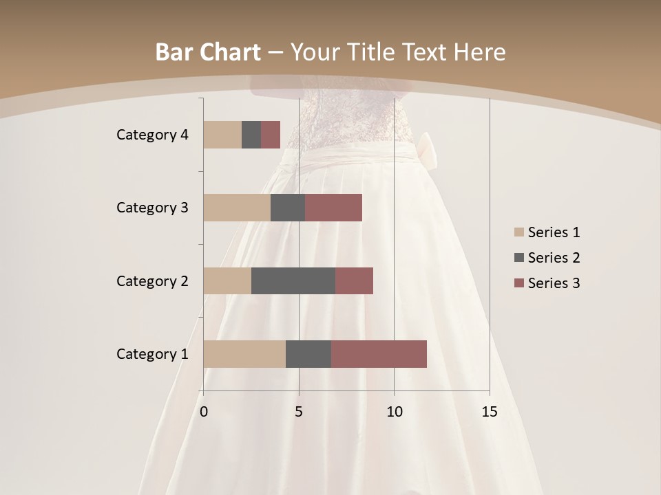 A Woman In A Wedding Dress Powerpoint Template PowerPoint Template