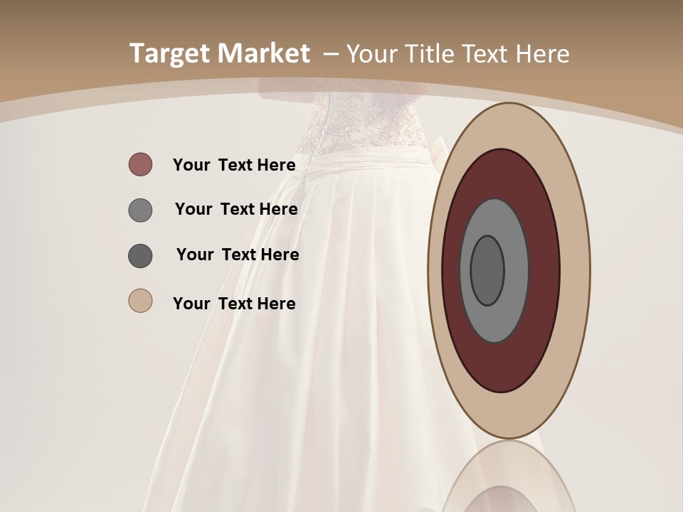 A Woman In A Wedding Dress Powerpoint Template PowerPoint Template