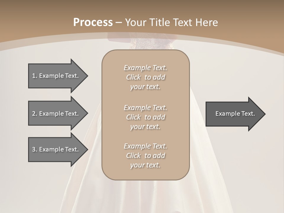 A Woman In A Wedding Dress Powerpoint Template PowerPoint Template