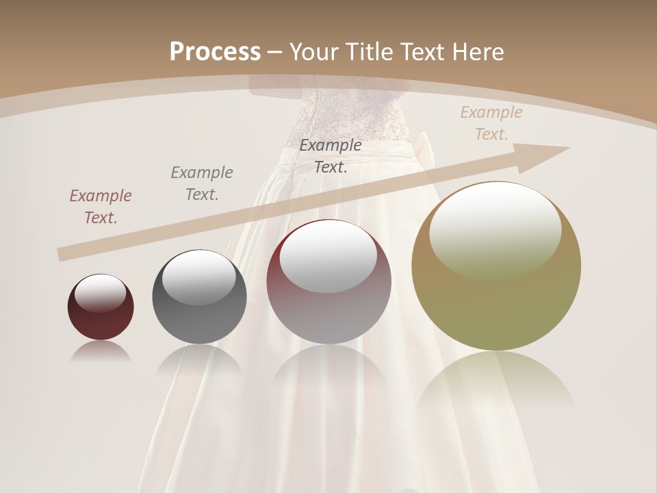 A Woman In A Wedding Dress Powerpoint Template PowerPoint Template