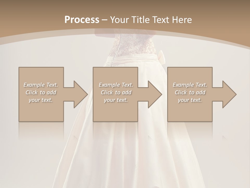 A Woman In A Wedding Dress Powerpoint Template PowerPoint Template