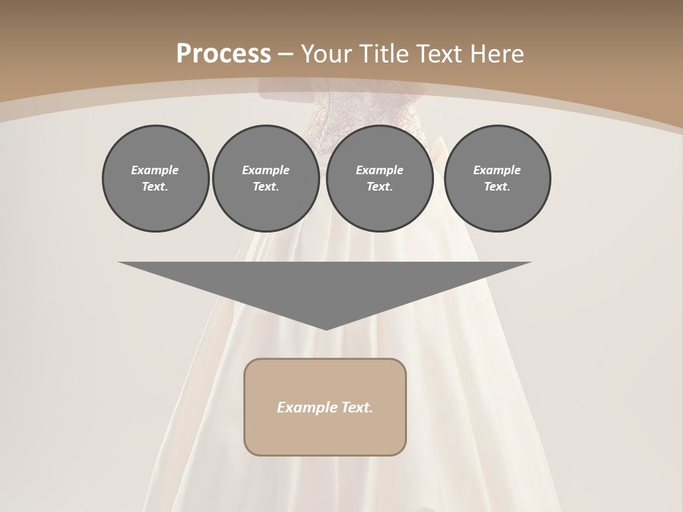 A Woman In A Wedding Dress Powerpoint Template PowerPoint Template