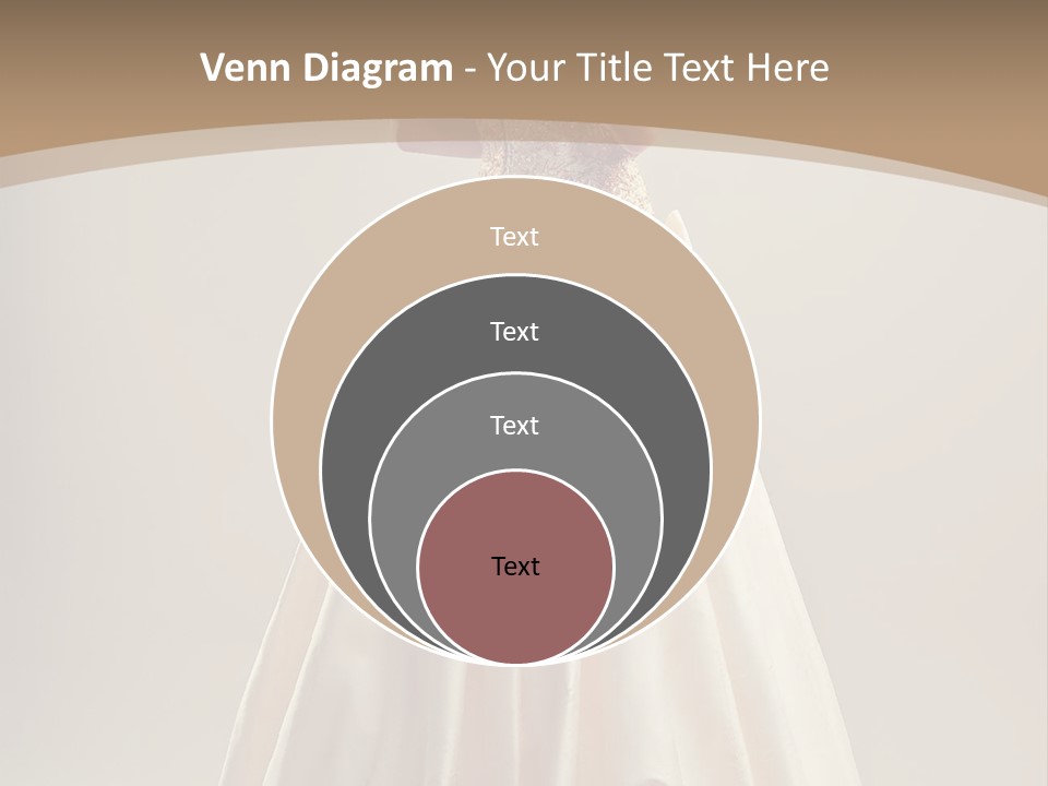 A Woman In A Wedding Dress Powerpoint Template PowerPoint Template