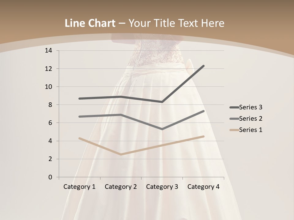 A Woman In A Wedding Dress Powerpoint Template PowerPoint Template