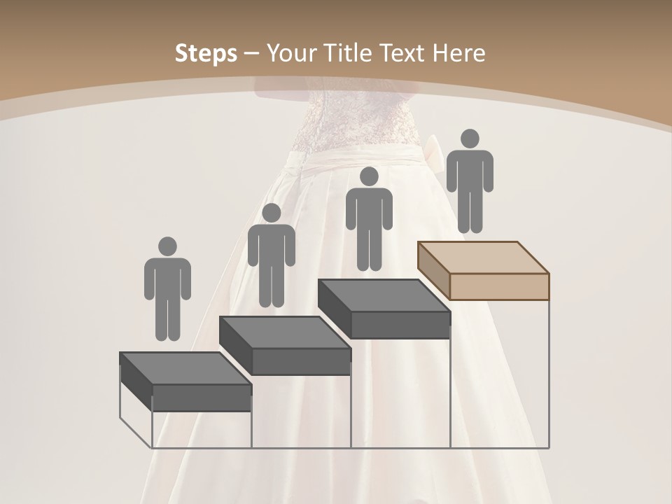 A Woman In A Wedding Dress Powerpoint Template PowerPoint Template