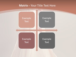 A Beautiful Woman In A Long Dress Powerpoint Template PowerPoint Template