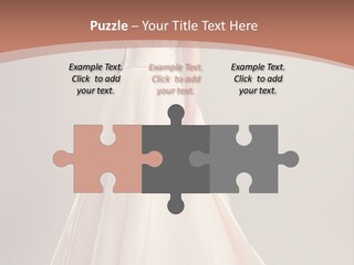 A Beautiful Woman In A Long Dress Powerpoint Template PowerPoint Template