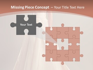 A Beautiful Woman In A Long Dress Powerpoint Template PowerPoint Template