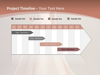 A Beautiful Woman In A Long Dress Powerpoint Template PowerPoint Template