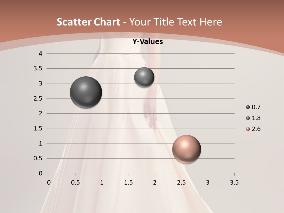 A Beautiful Woman In A Long Dress Powerpoint Template PowerPoint Template