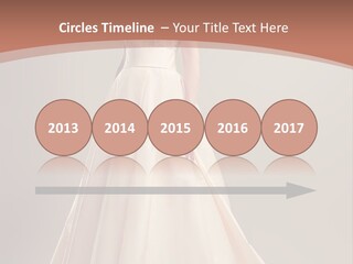 A Beautiful Woman In A Long Dress Powerpoint Template PowerPoint Template