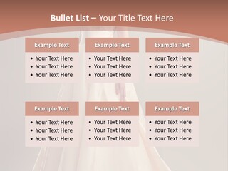 A Beautiful Woman In A Long Dress Powerpoint Template PowerPoint Template