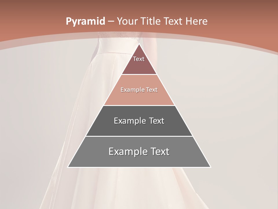 A Beautiful Woman In A Long Dress Powerpoint Template PowerPoint Template