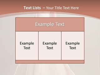 A Beautiful Woman In A Long Dress Powerpoint Template PowerPoint Template