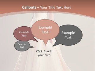 A Beautiful Woman In A Long Dress Powerpoint Template PowerPoint Template