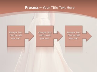 A Beautiful Woman In A Long Dress Powerpoint Template PowerPoint Template