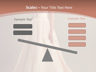 A Beautiful Woman In A Long Dress Powerpoint Template PowerPoint Template