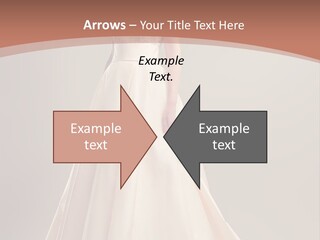 A Beautiful Woman In A Long Dress Powerpoint Template PowerPoint Template