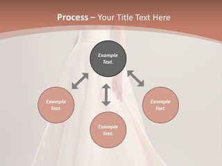 A Beautiful Woman In A Long Dress Powerpoint Template PowerPoint Template