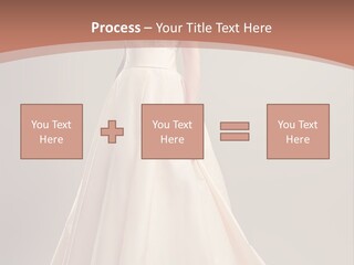 A Beautiful Woman In A Long Dress Powerpoint Template PowerPoint Template