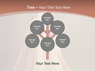 A Beautiful Woman In A Long Dress Powerpoint Template PowerPoint Template