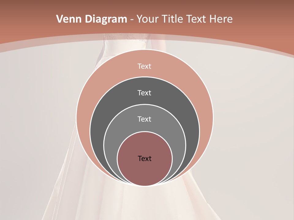 A Beautiful Woman In A Long Dress Powerpoint Template PowerPoint Template