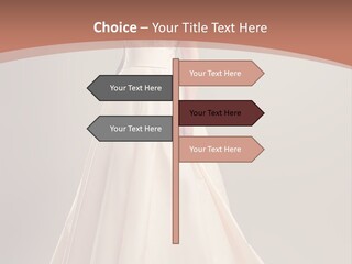 A Beautiful Woman In A Long Dress Powerpoint Template PowerPoint Template