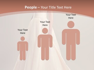A Beautiful Woman In A Long Dress Powerpoint Template PowerPoint Template