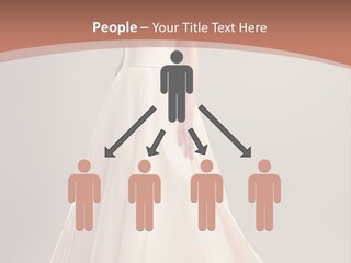 A Beautiful Woman In A Long Dress Powerpoint Template PowerPoint Template