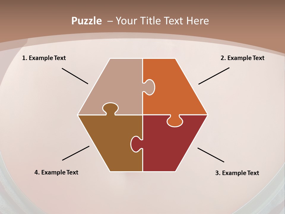 A Woman's Belly With A Tie Around Her Waist PowerPoint Template