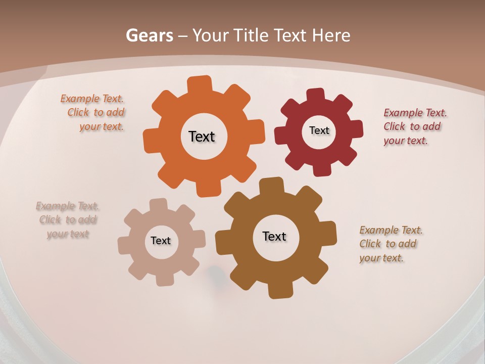 A Woman's Belly With A Tie Around Her Waist PowerPoint Template