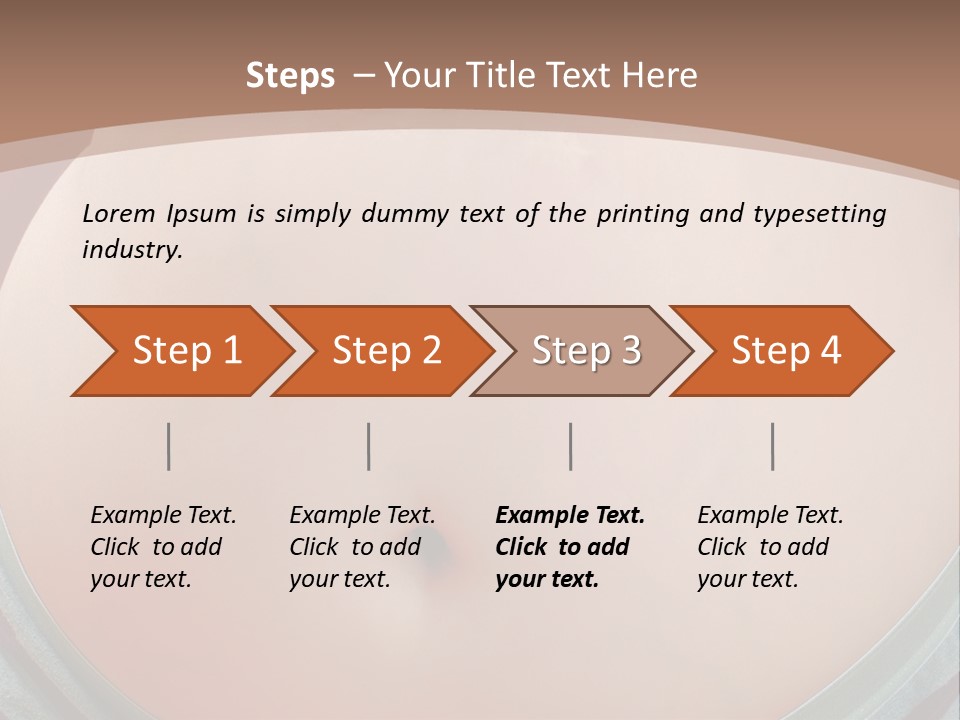 A Woman's Belly With A Tie Around Her Waist PowerPoint Template
