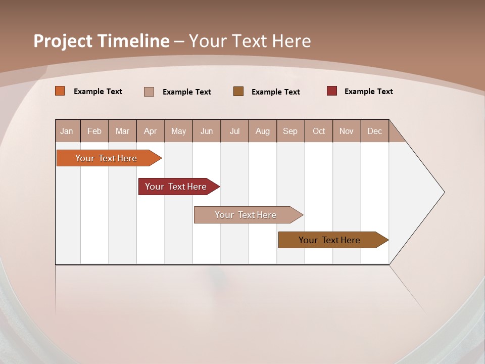 A Woman's Belly With A Tie Around Her Waist PowerPoint Template