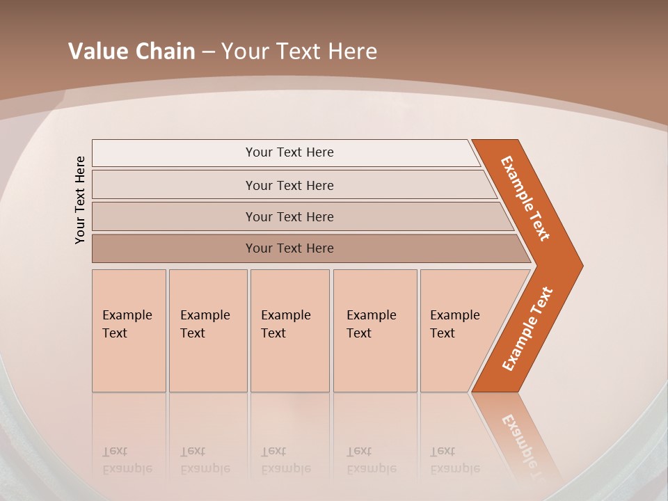 A Woman's Belly With A Tie Around Her Waist PowerPoint Template