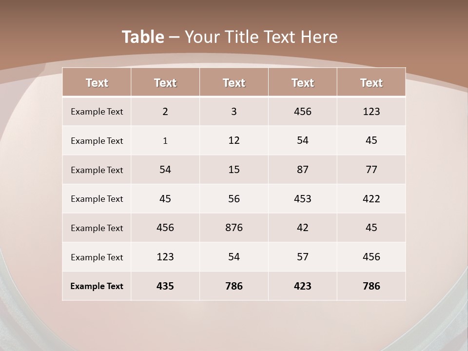 A Woman's Belly With A Tie Around Her Waist PowerPoint Template