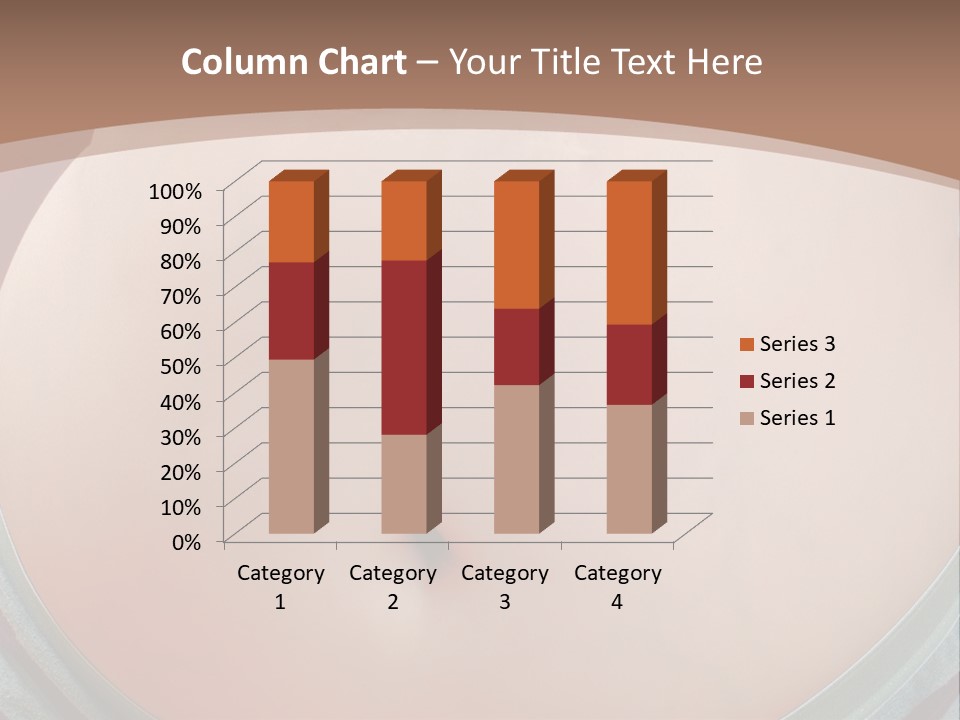 A Woman's Belly With A Tie Around Her Waist PowerPoint Template