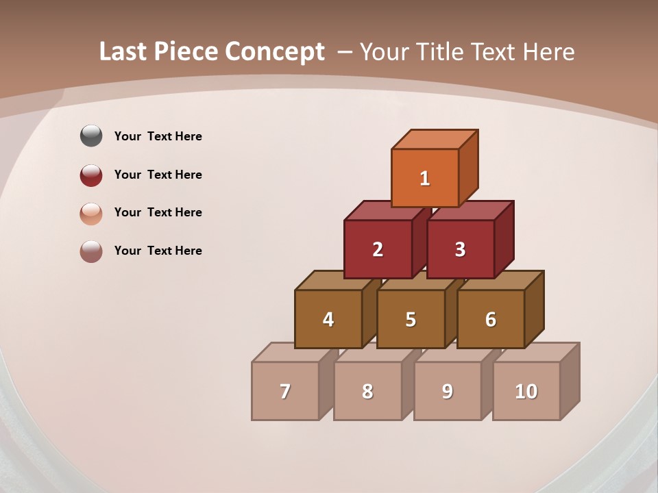 A Woman's Belly With A Tie Around Her Waist PowerPoint Template