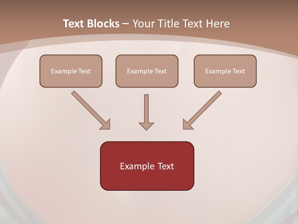 A Woman's Belly With A Tie Around Her Waist PowerPoint Template