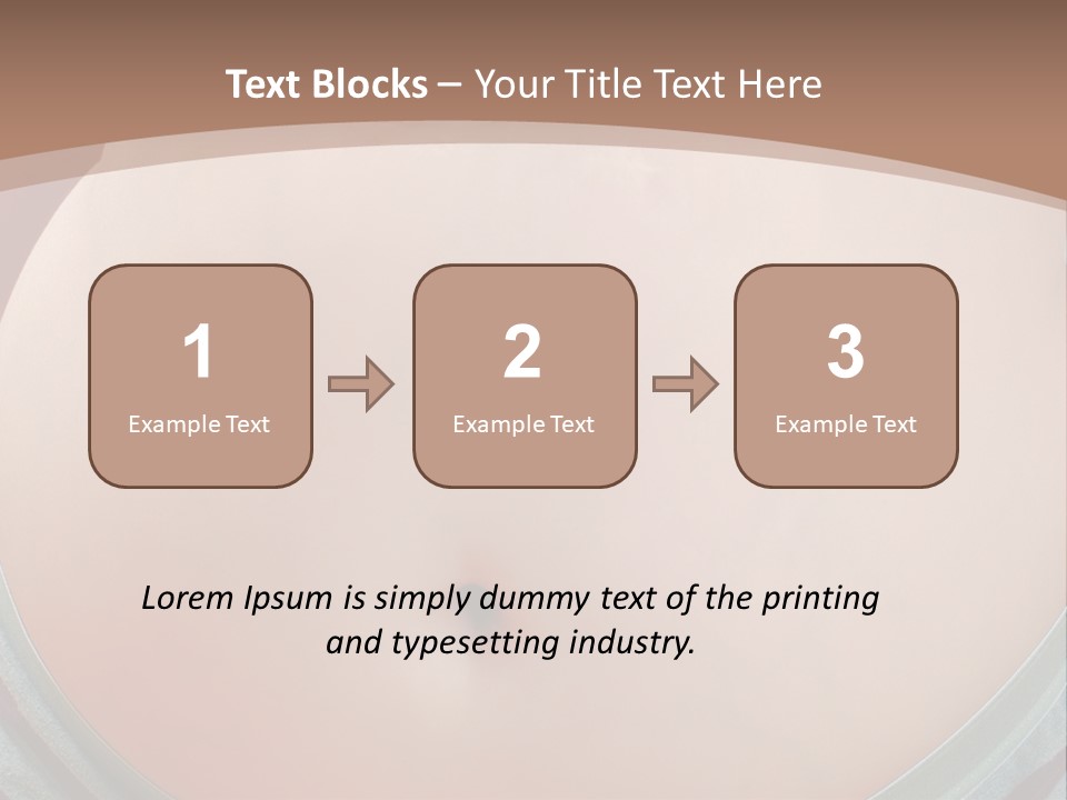 A Woman's Belly With A Tie Around Her Waist PowerPoint Template