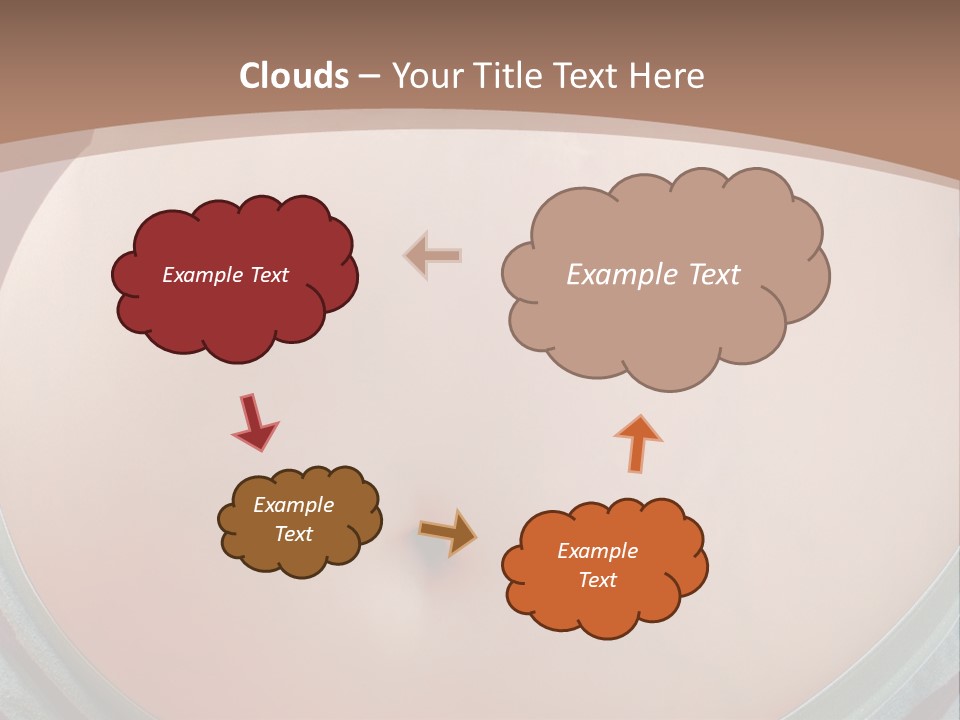 A Woman's Belly With A Tie Around Her Waist PowerPoint Template