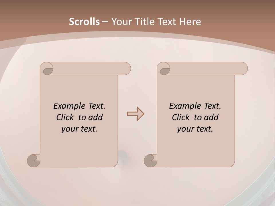 A Woman's Belly With A Tie Around Her Waist PowerPoint Template