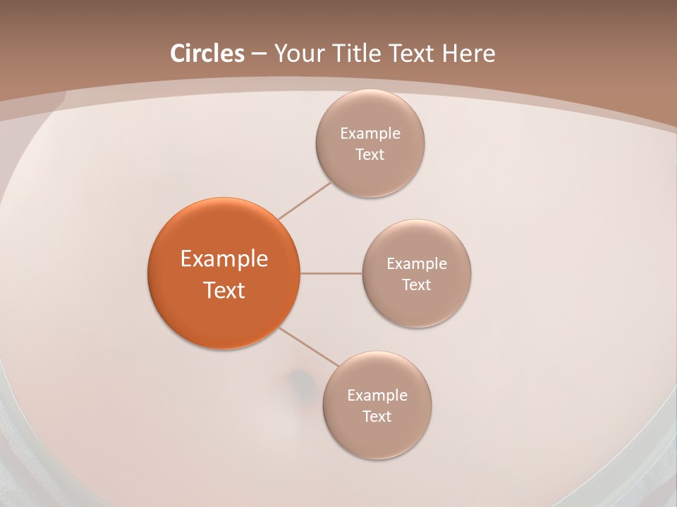 A Woman's Belly With A Tie Around Her Waist PowerPoint Template