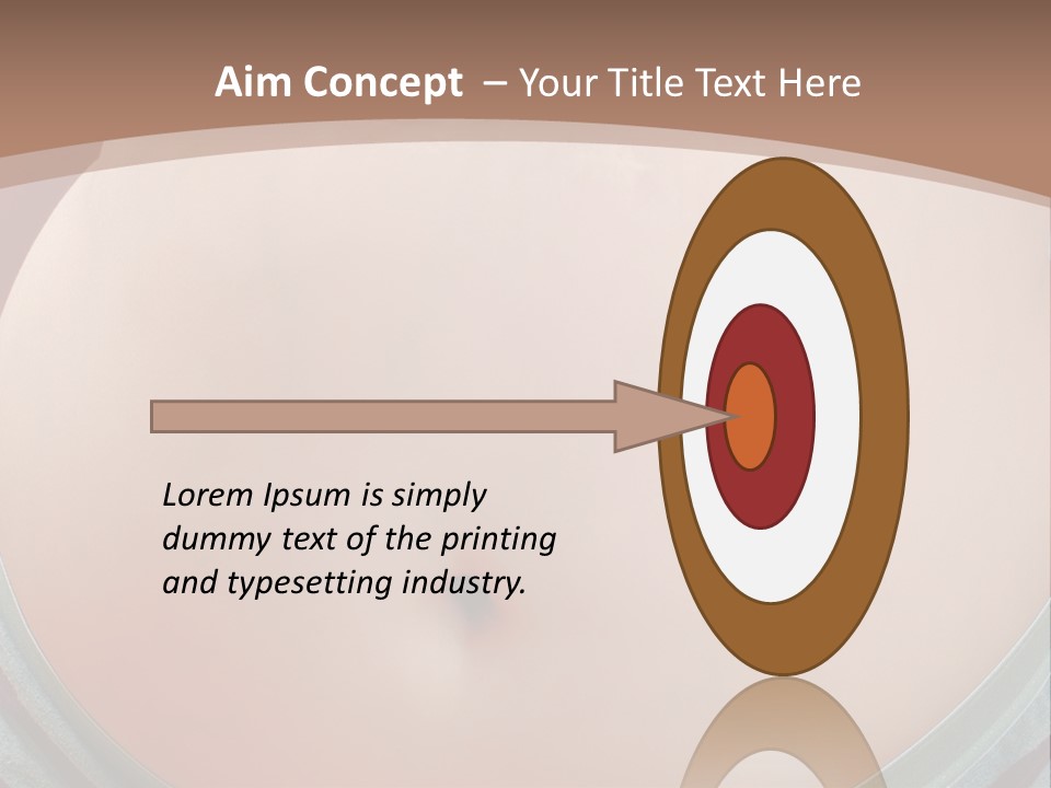 A Woman's Belly With A Tie Around Her Waist PowerPoint Template