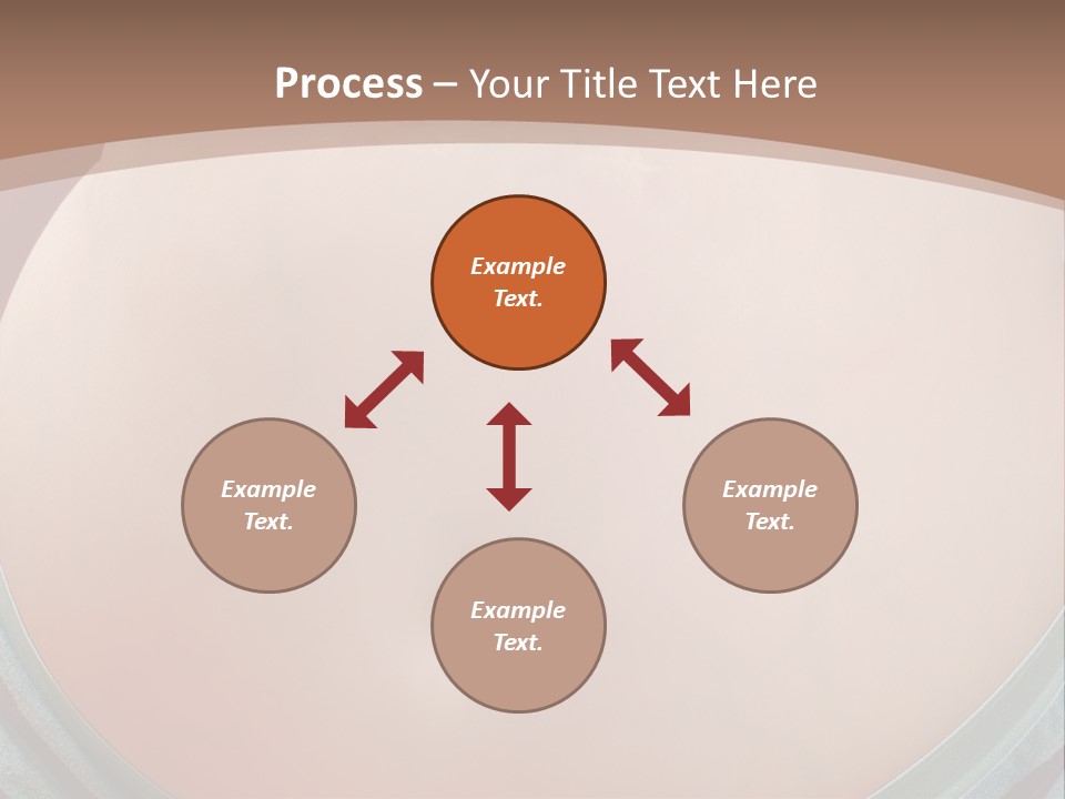 A Woman's Belly With A Tie Around Her Waist PowerPoint Template
