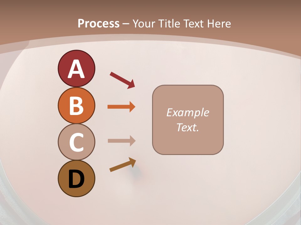 A Woman's Belly With A Tie Around Her Waist PowerPoint Template